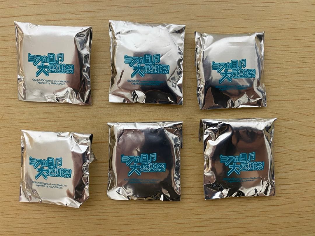 ミクの日大感謝祭　限定缶バッジ6個セット