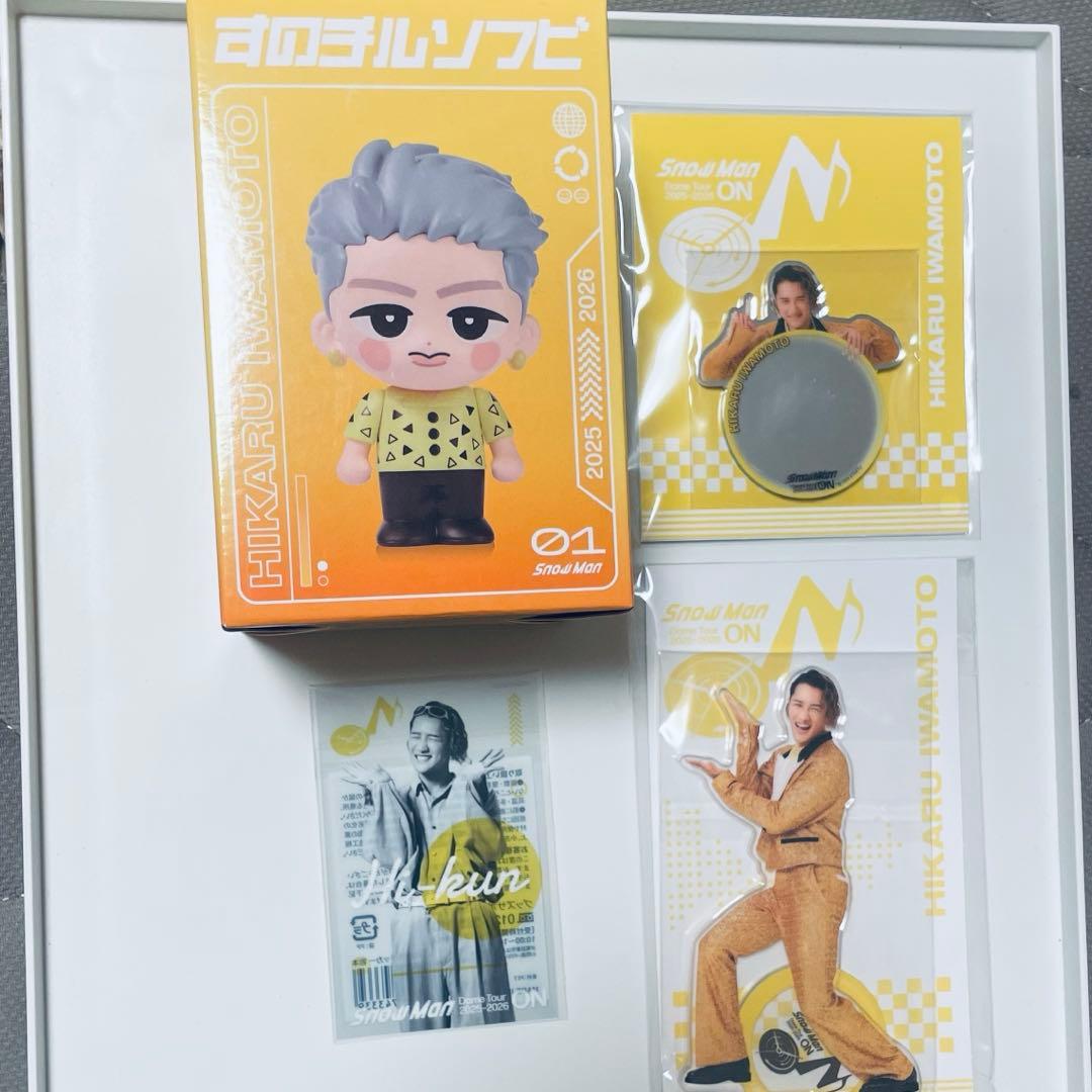 岩本照 ON ソフビ アクスタ ミラーステッカー クリアステッカー