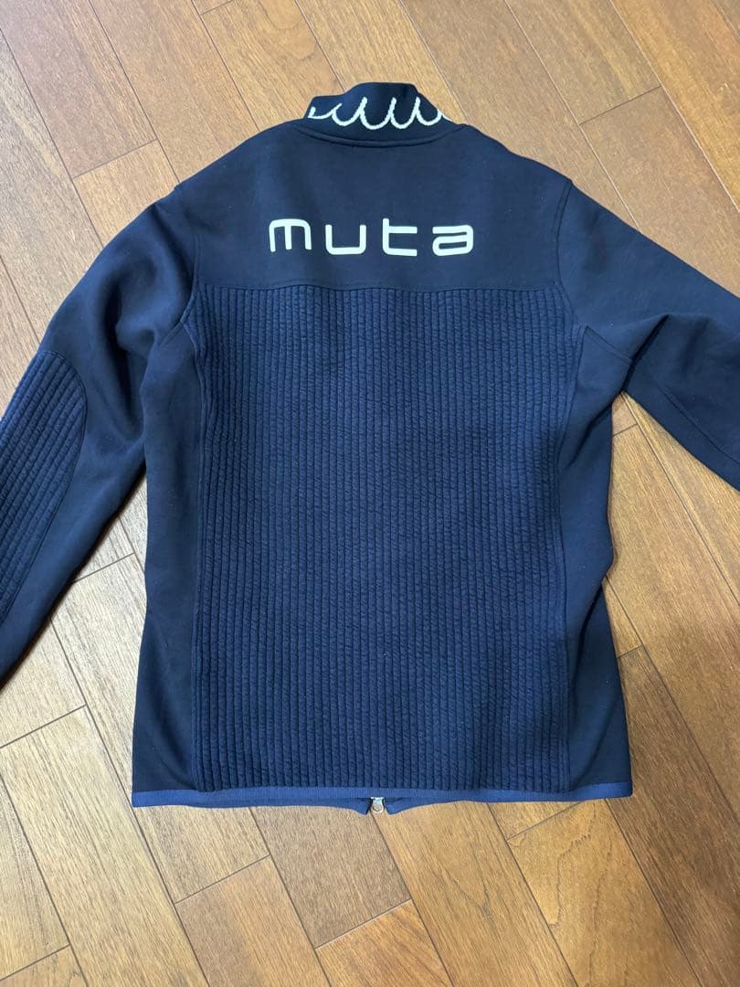 muta marineストライプキルトムーバブルゾンセットアップSサイズ