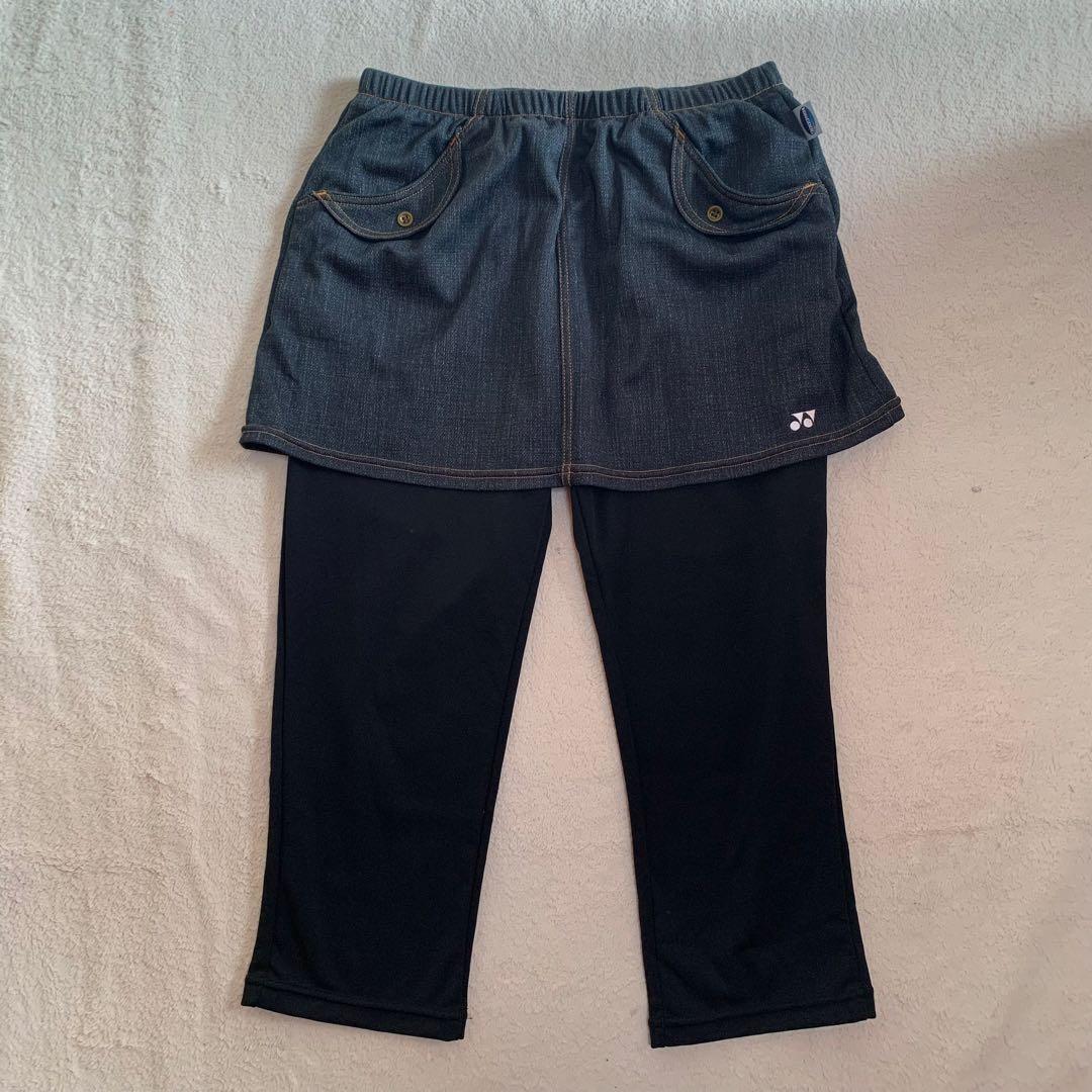 ✨美品✨ヨネックス VERYCOOL スカート付きレギンス デニム