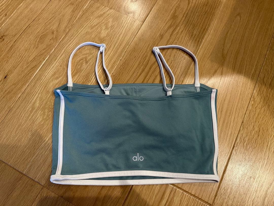 Alo Yoga ボタニカルグリーン ヨガウェアセット