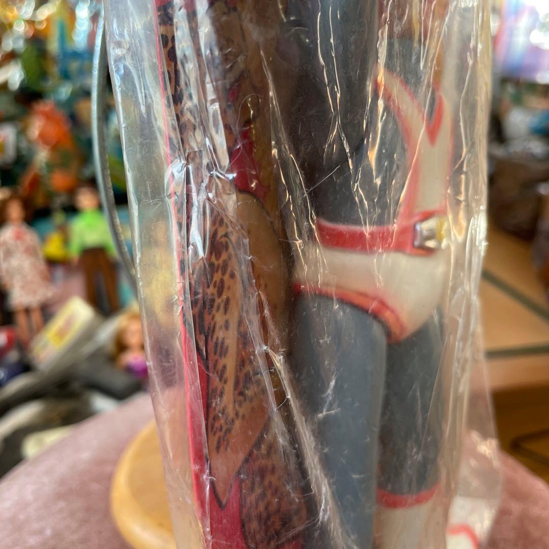 激レア　当時物　シルバー仮面　(面取れ) スタンダードサイズ　旧バンダイ