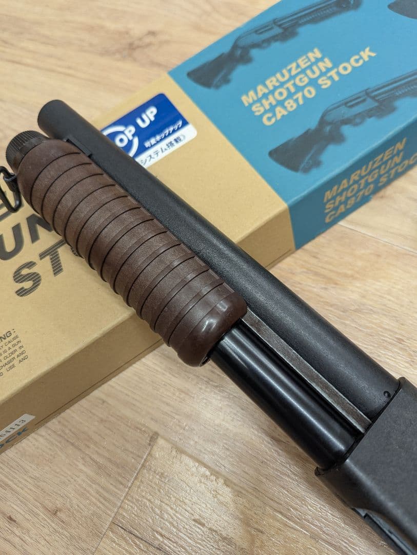 マルゼン CA870ストック リアル木製ウッドストック装換 ショートマガジン付き