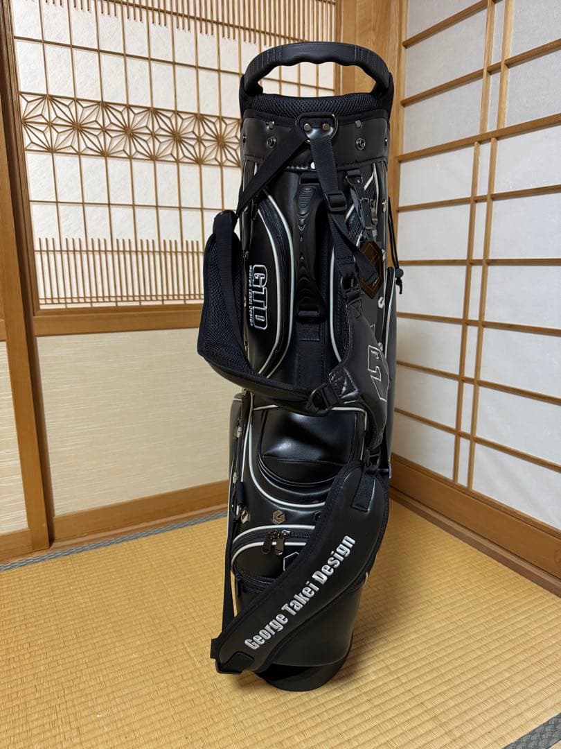 【未使用・超美品】GTD Black Ice キャディバッグ　ブラック/シルバー
