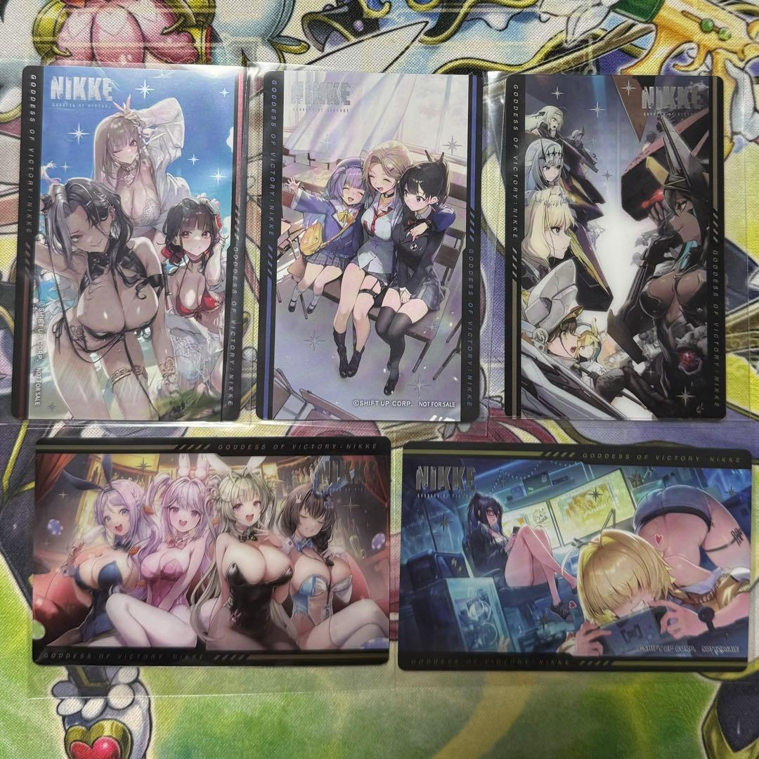 勝利の女神 NIKKE エリア防衛戦 特典メタルカード 5種セット