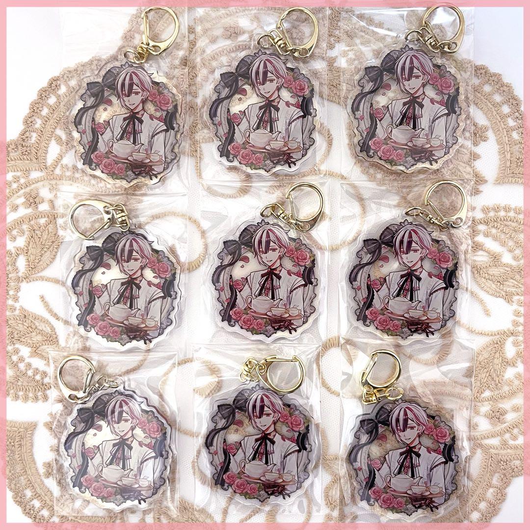 悪魔執事と黒い猫 ベリアン おたすけキーホルダー いやしVer あくねこ 9点