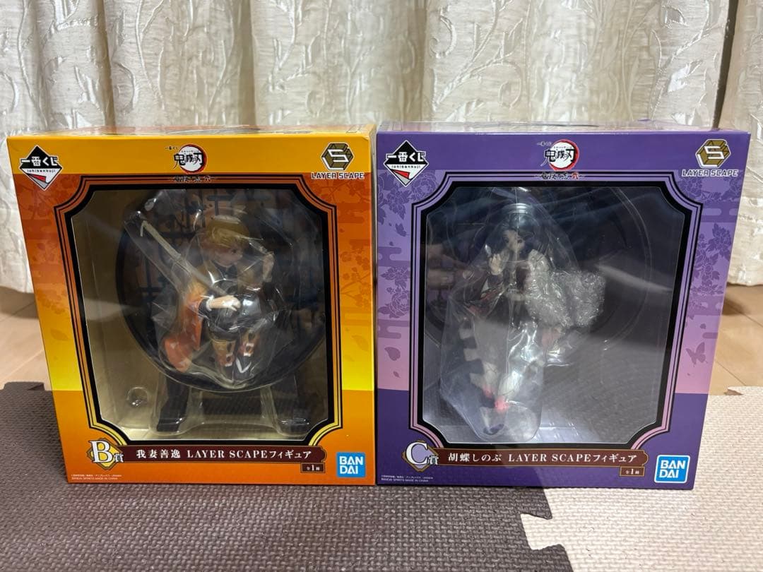LAYER SCAPEフィギュア　しのぶ　善逸　鬼滅の刃　未開封　一番くじ