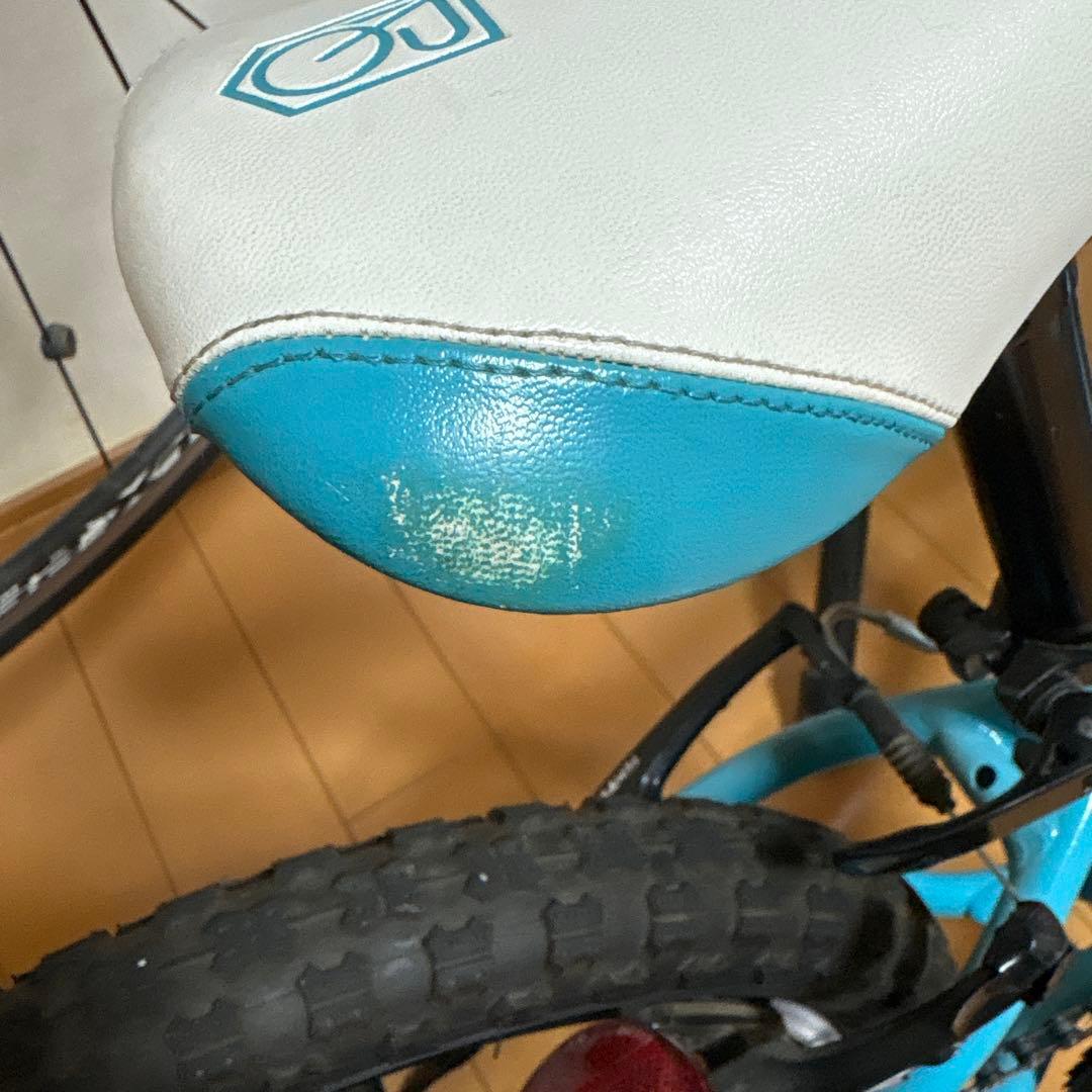 【引き取り限定】ヨツバサイクル キッズバイク　16インチ　限定色　水色