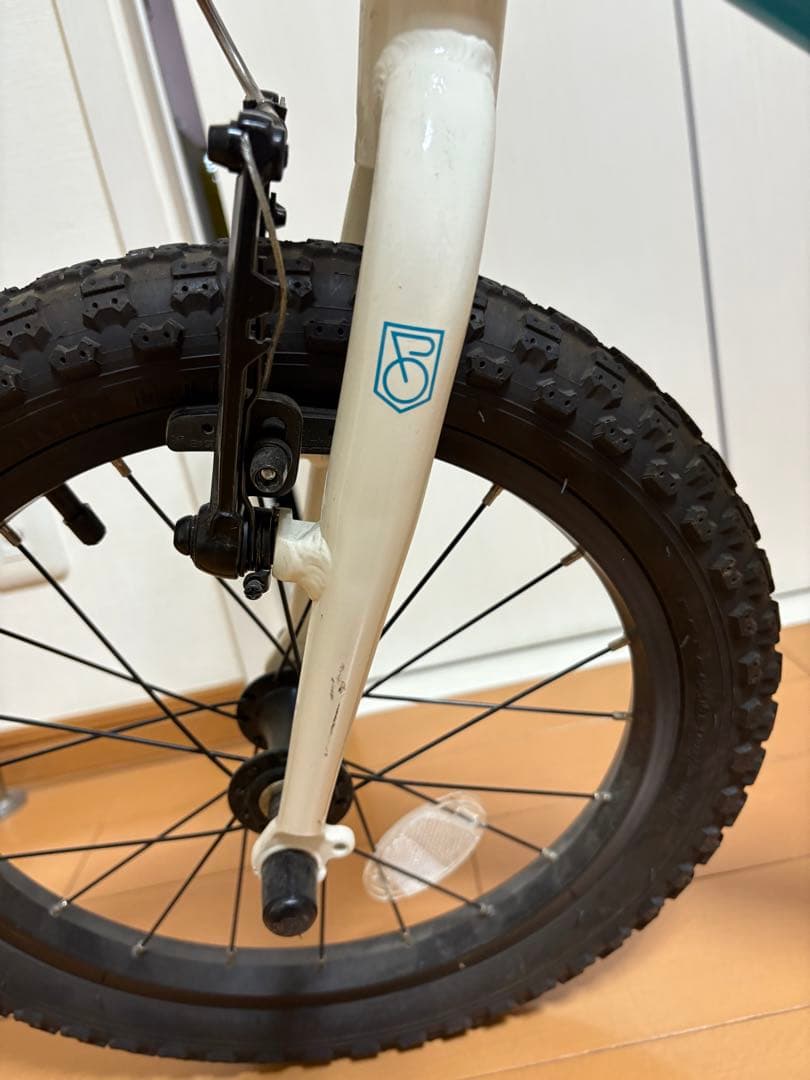 【引き取り限定】ヨツバサイクル キッズバイク　16インチ　限定色　水色