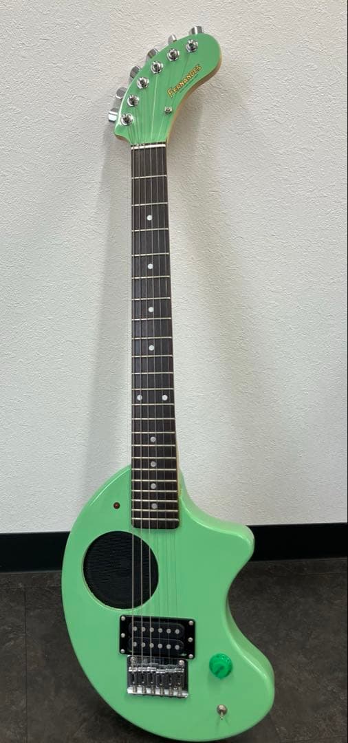 値下！FERNANDES ミニエレキギター ZO-3 ミントグリーン アンプ内蔵