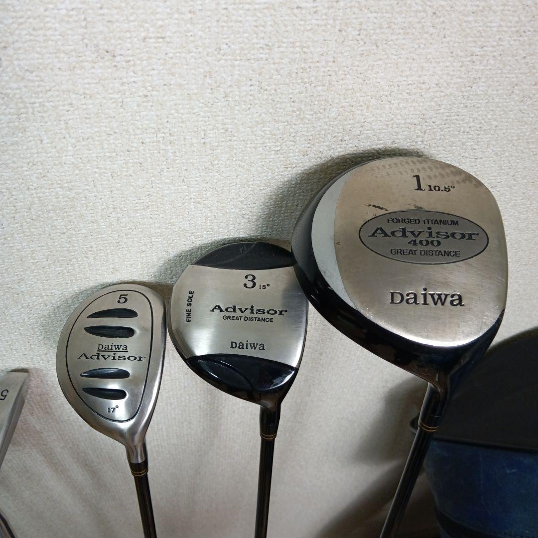【美品】DAIWA ダイワ Advisor メンズ ゴルフクラブ　初心者セット