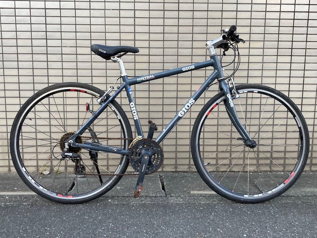 GIOS MISTRAL ジオス ミストラル グレー サイズ480 前3×後8段