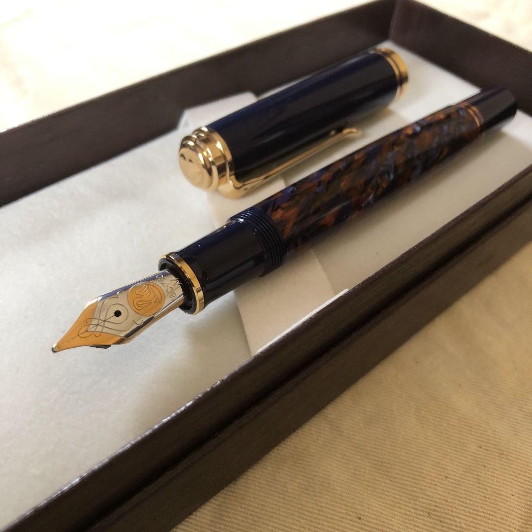 Pelikan ペリカン 特別生産品　万年筆スーベレーンM800ストーンガーデン