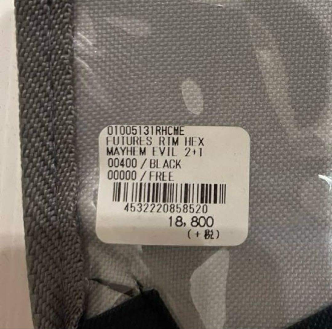 RTM HEX MAYHEM EVIL 2+1 フィンセットフューチャーフィン