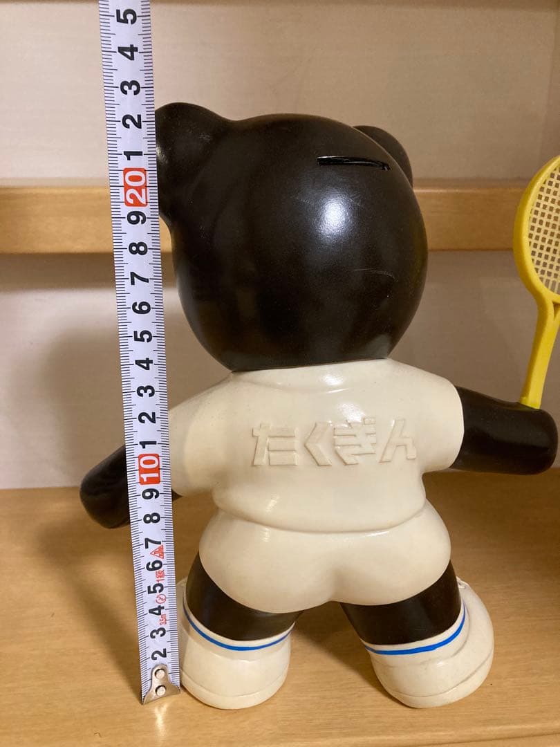 たくぎん たくちゃん貯金箱　ソフビフィギュア　レトロ　当時物