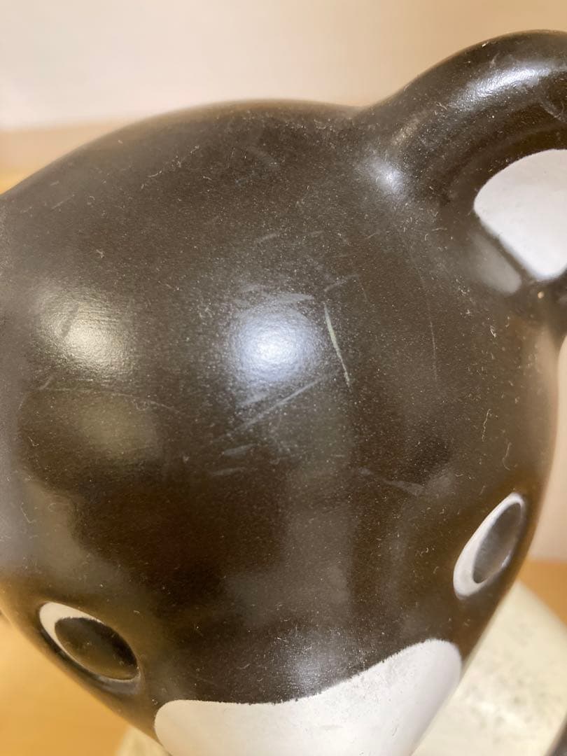 たくぎん たくちゃん貯金箱　ソフビフィギュア　レトロ　当時物