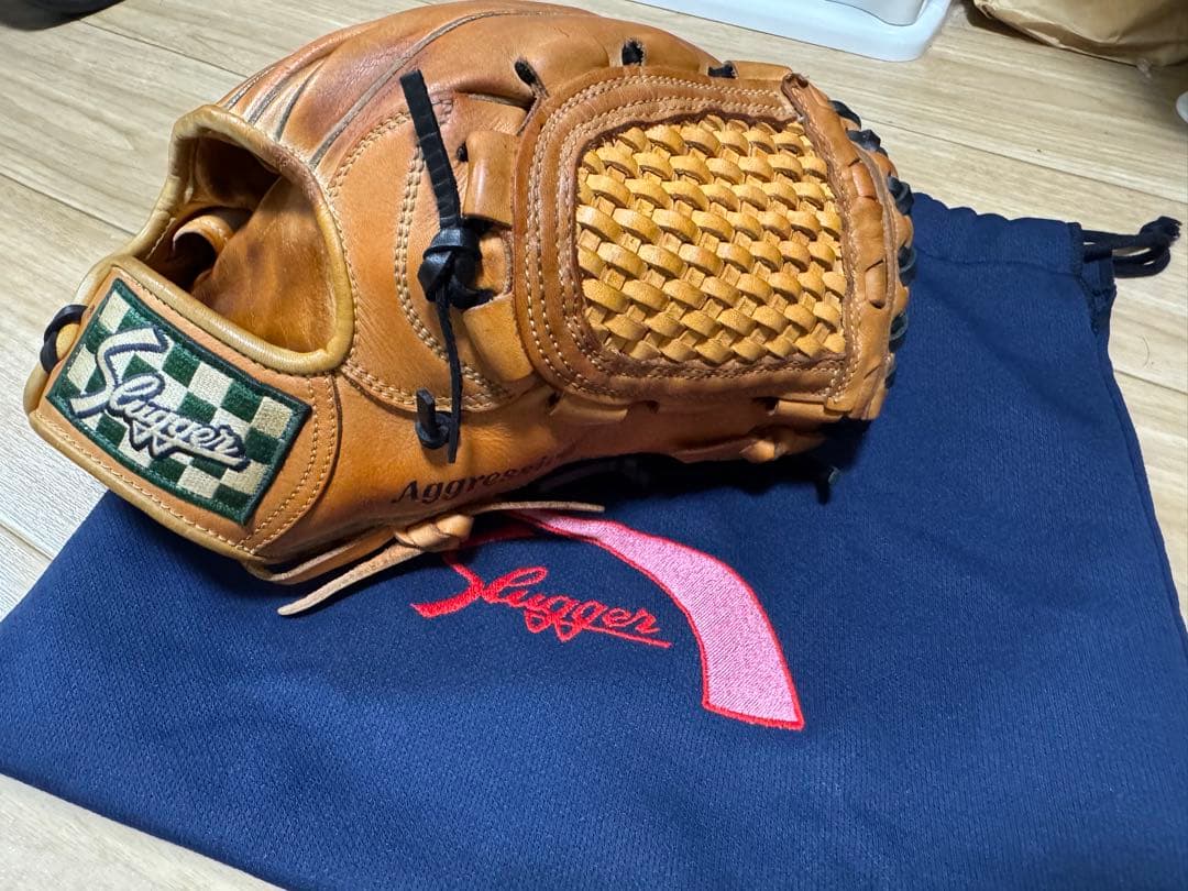 【グラブケース付き】久保田スラッガー　一般軟式内野手用グラブ