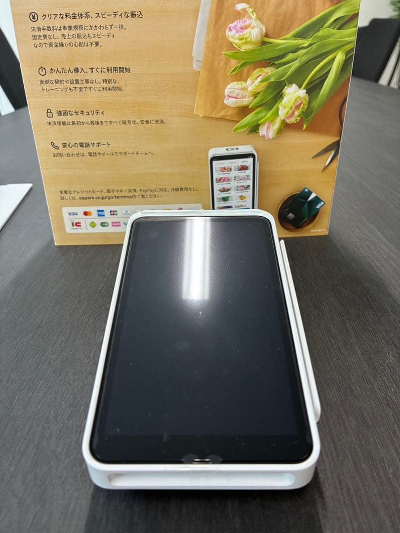 【正規販売品】Square ターミナル　ほぼ未使用　レシートロール紙20巻付