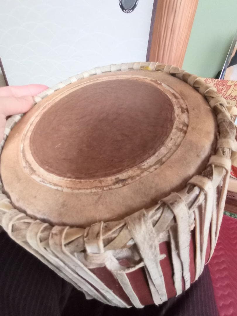 インド打楽器【ムリダンガ】インド信頼のメーカー【Paloma】製 中古歴浅コール