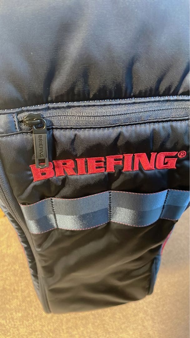 専用★美品★BRIEFING ゴルフバッグ ネイビー CR-6 ブリーフィング