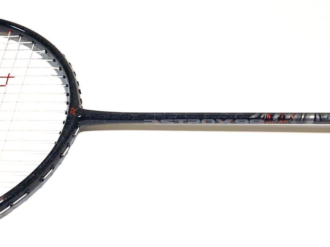 新品 アストロクス99 プレイ ブラックグリーン 4U5 ラケット 張上げ品