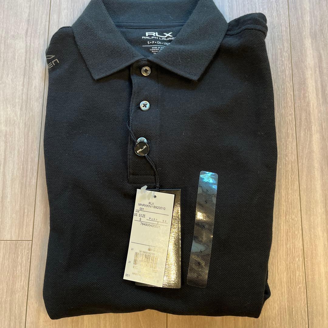 RLX Ralph Lauren ブラックポロシャツ