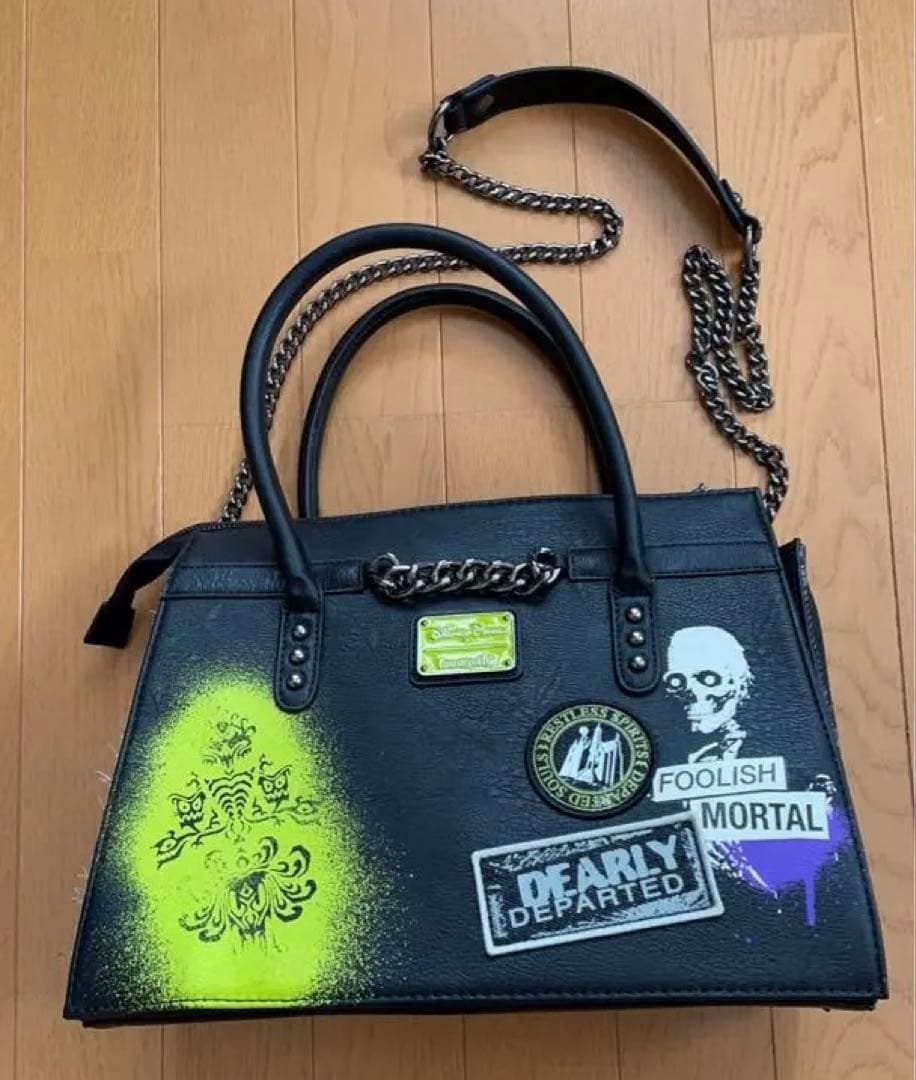 【未使用タグ付き】ラウンジフライ　ホーンテッドマンション　ショルダーバッグ