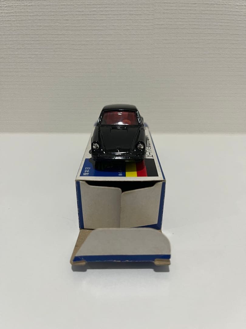 トミカ 青箱 F3 ポルシェ 911S (黒/金タンポ) レアな黒 当時物 絶版