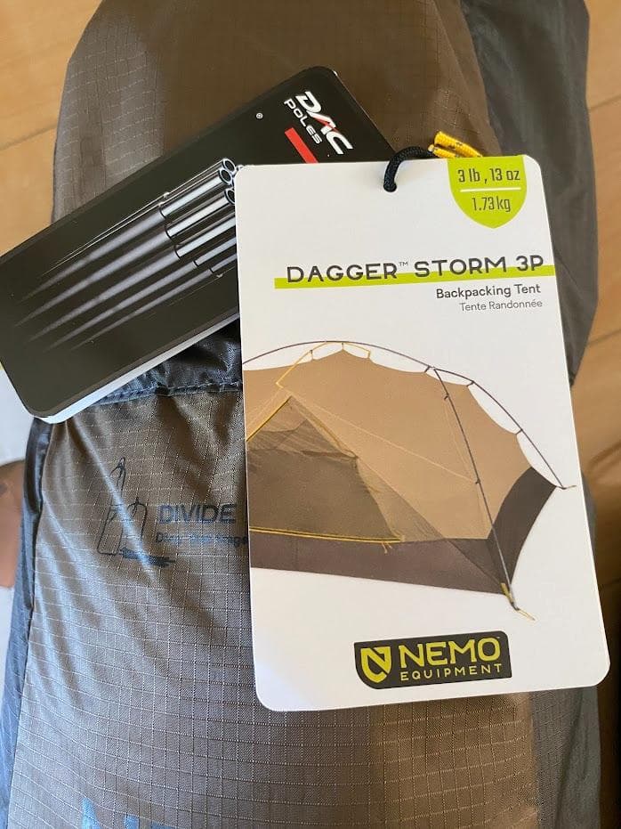 【希少】ニーモ　NEMO ダガーストーム3人用　登山最適　キャンプ　軽量