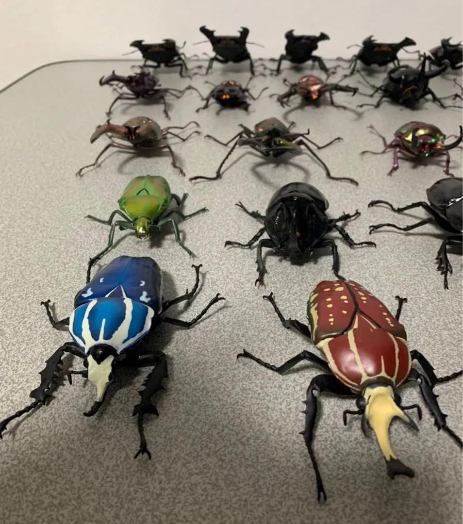 昆虫　カブトムシ　クワガタ　フィギュア　ガチャガチャ