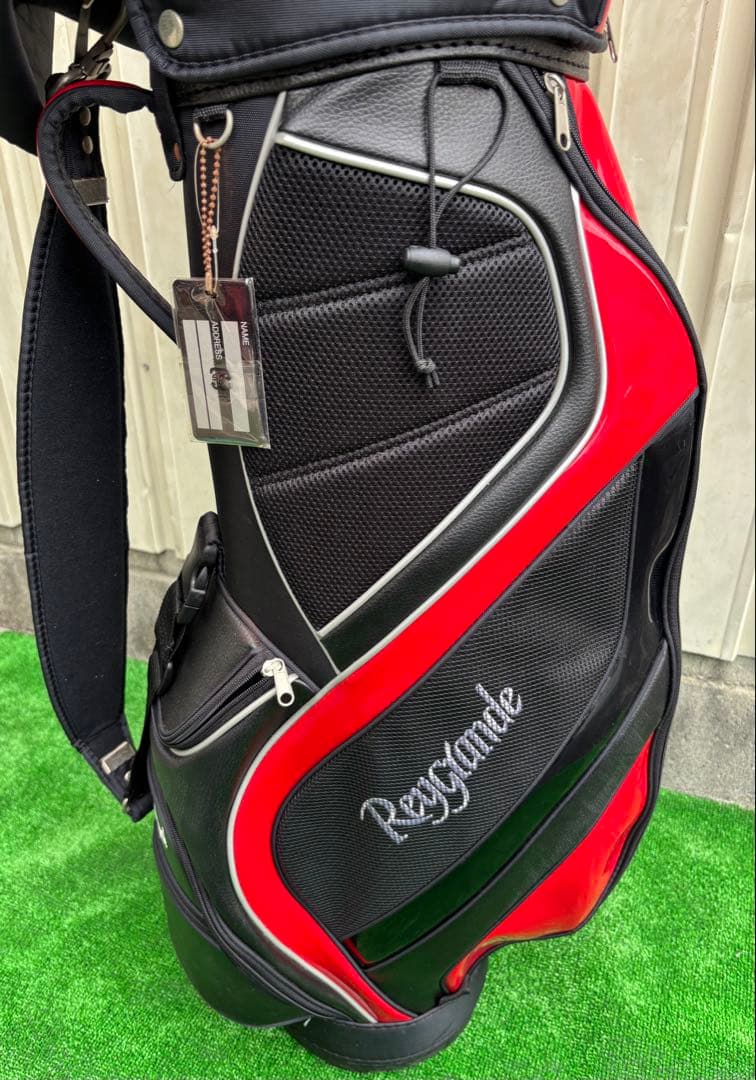 BRIDGESTONE ゴルフキャディバッグ 赤黒