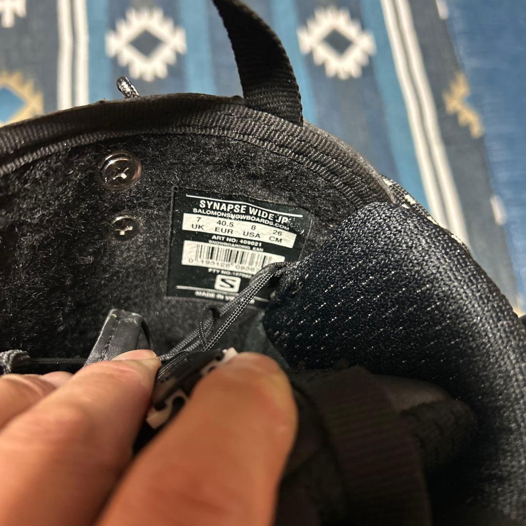 7*番様 SALOMON SYNAPSE WIDE スノーボード　26.0cm