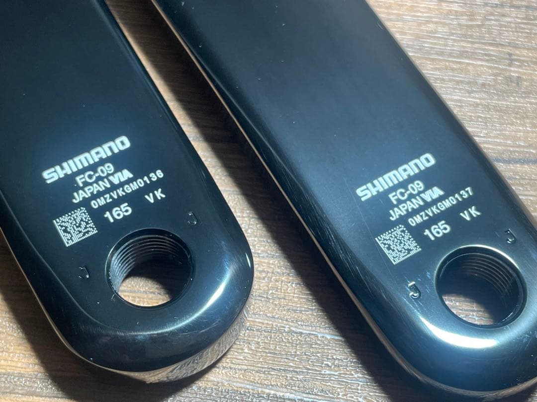 【2点セット】FC-09デュラエース　165mm／50-34T