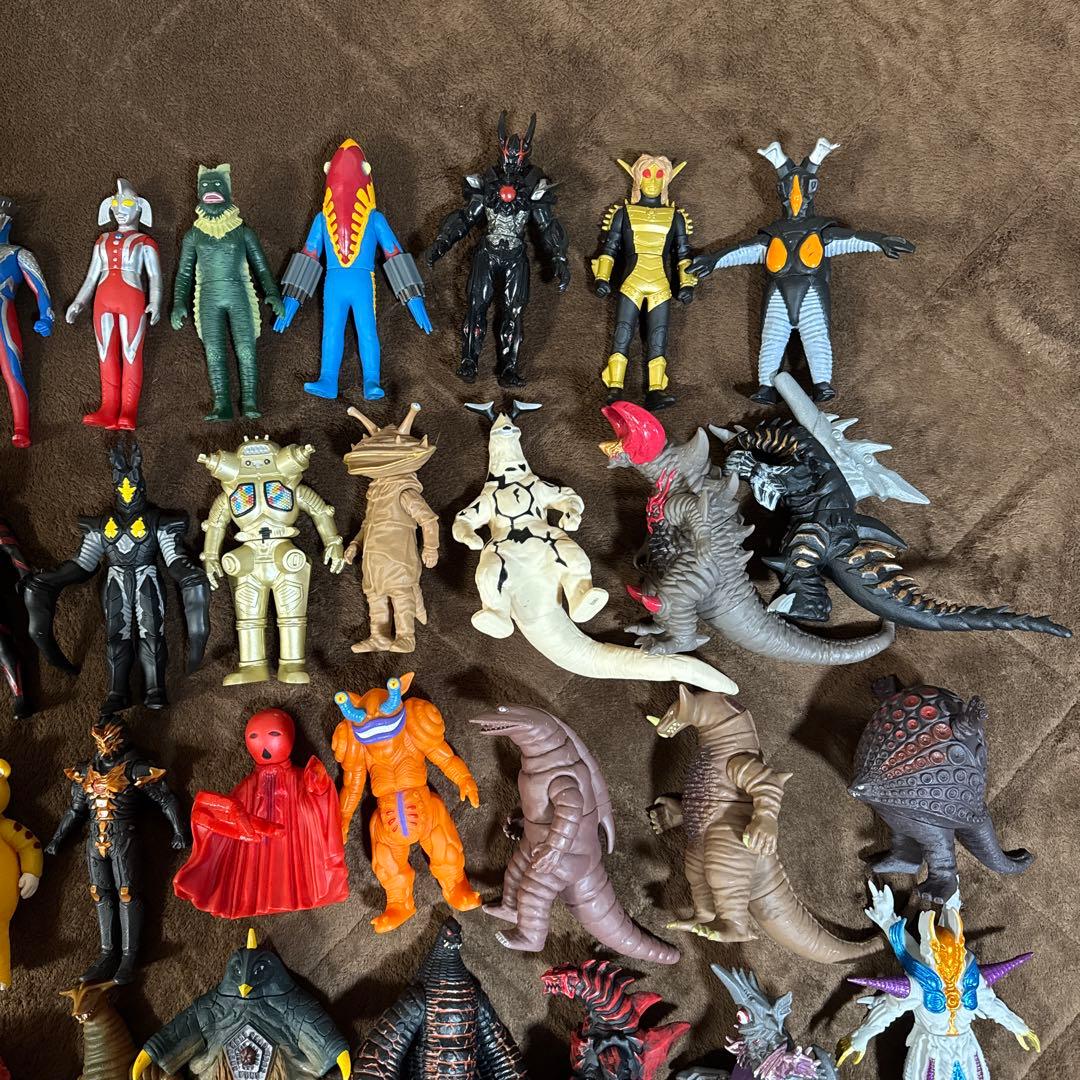 ウルトラマン 怪獣　ソフビ まとめ売り　69体