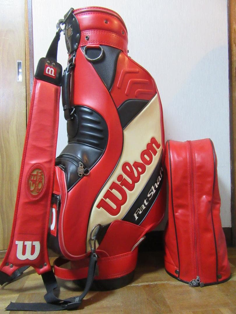 ★激レア コレクション★ウイルソン★FatShaft★3点式バック★レッド★