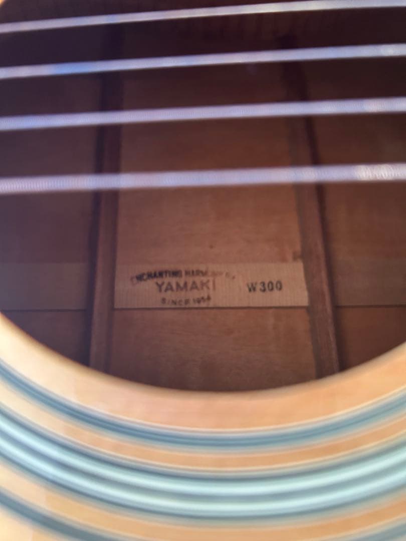 希少レア　ＹＡＭＡＫＩ1954 W300 アコギ　ヤイリハードギターケース付