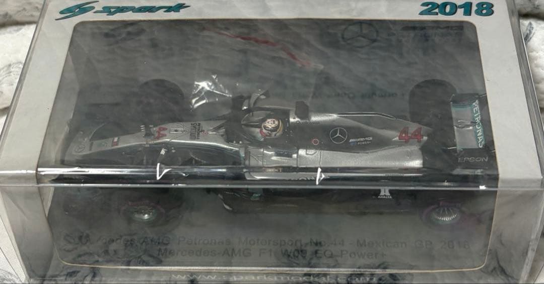 スパーク 1/43 メルセデスW09ハミルトン2018メキシコ4位WC