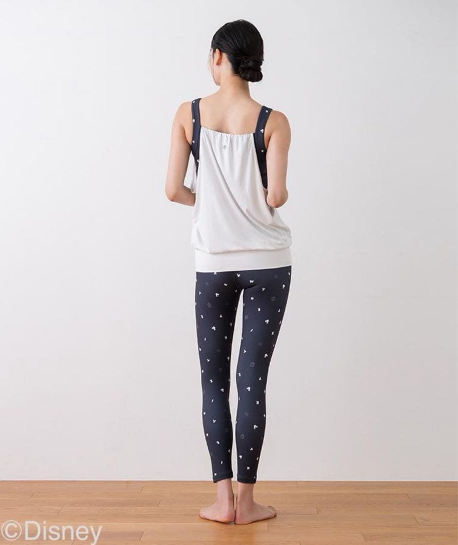 完売品【SUKALA】Sサイズ　ディズニーレイヤードタンク＆レギンスセット