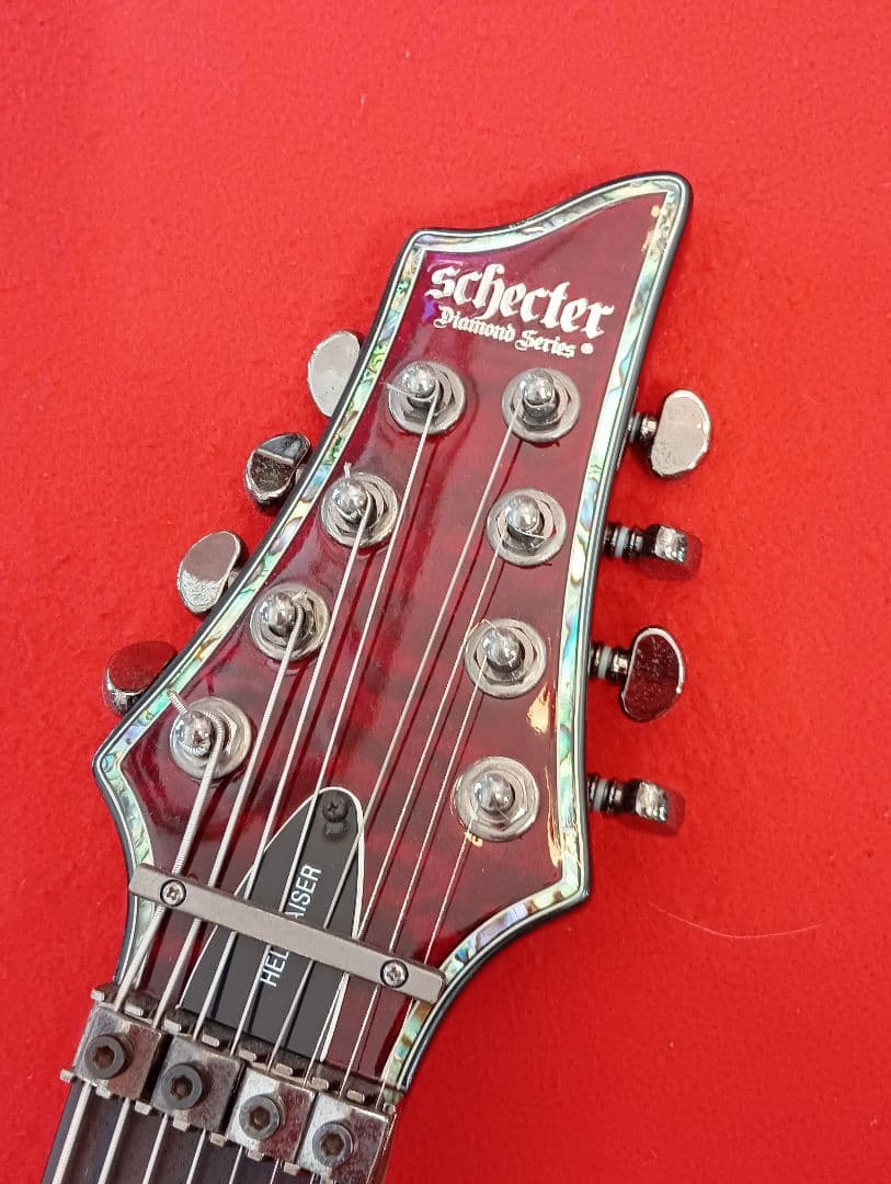 希少schecter diamondseries8弦ギター HELLRAISER