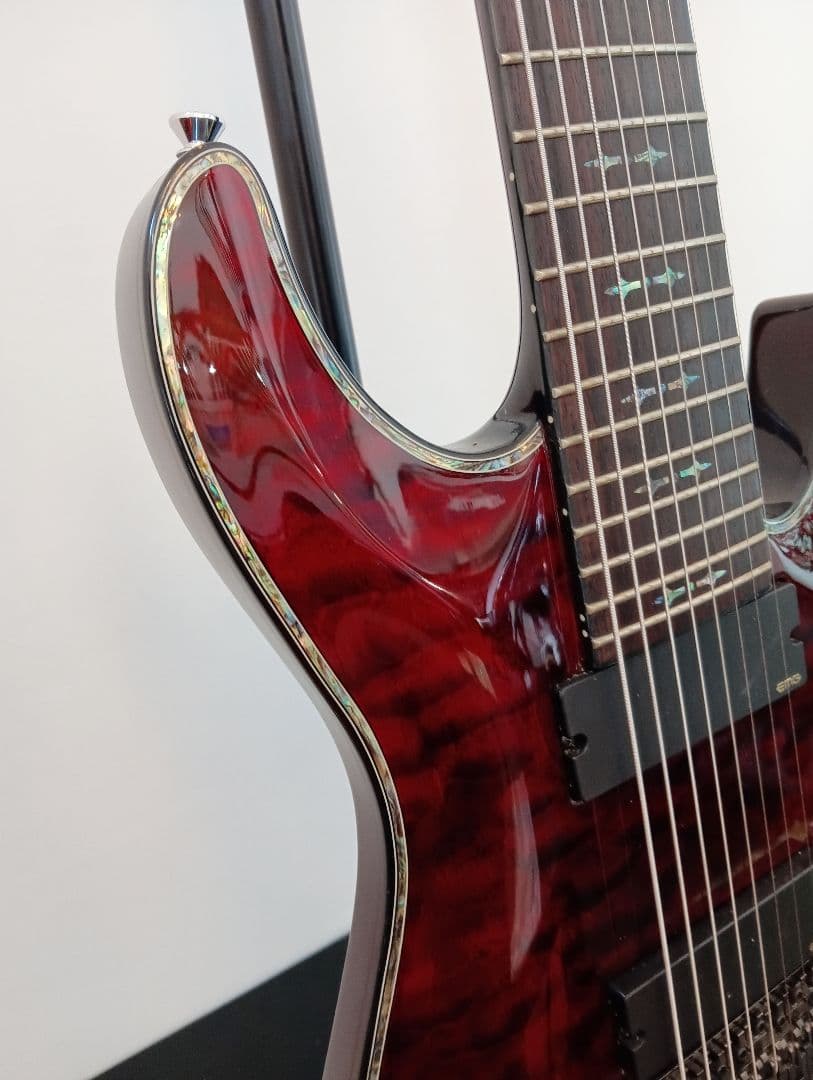 希少schecter diamondseries8弦ギター HELLRAISER
