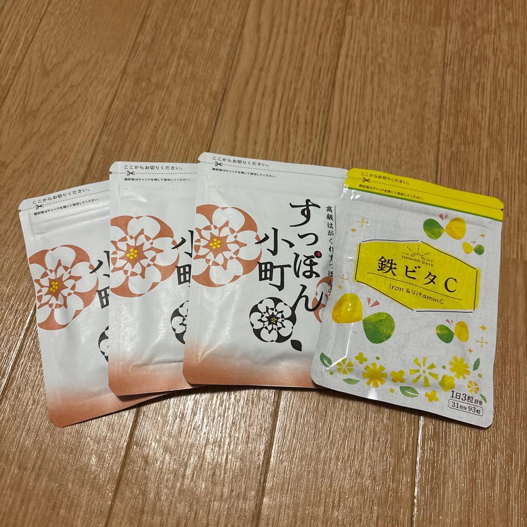 すっぽん小町62粒3袋&鉄ビタc93粒