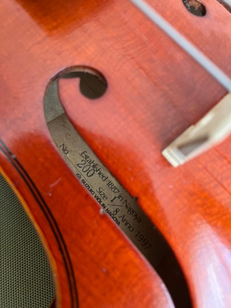 SUZUKI ヴァイオリン　1/8サイズ　1997年製