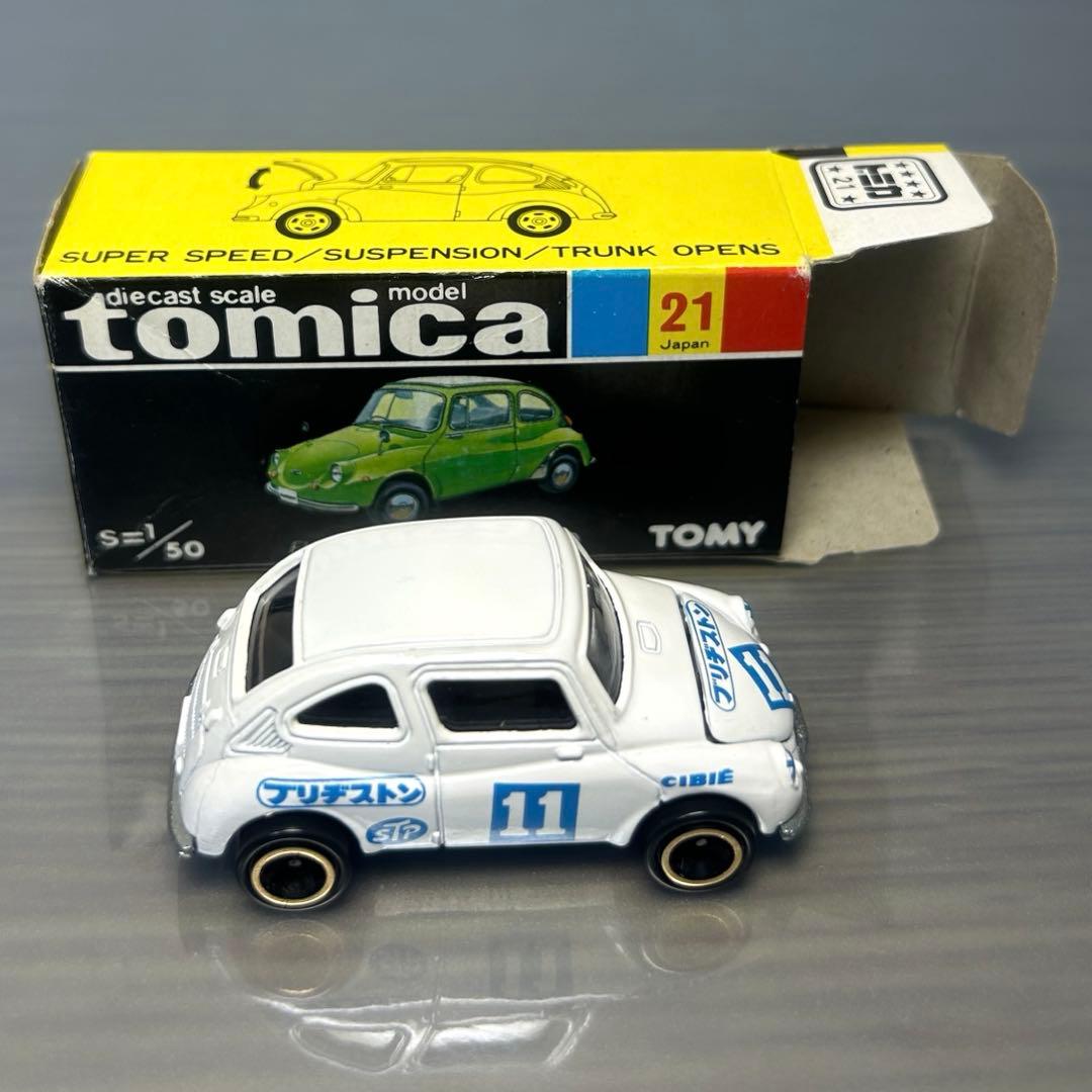 トミカ スバル360 No21 黒箱 てんとう虫フェア 特注　ブリヂストン