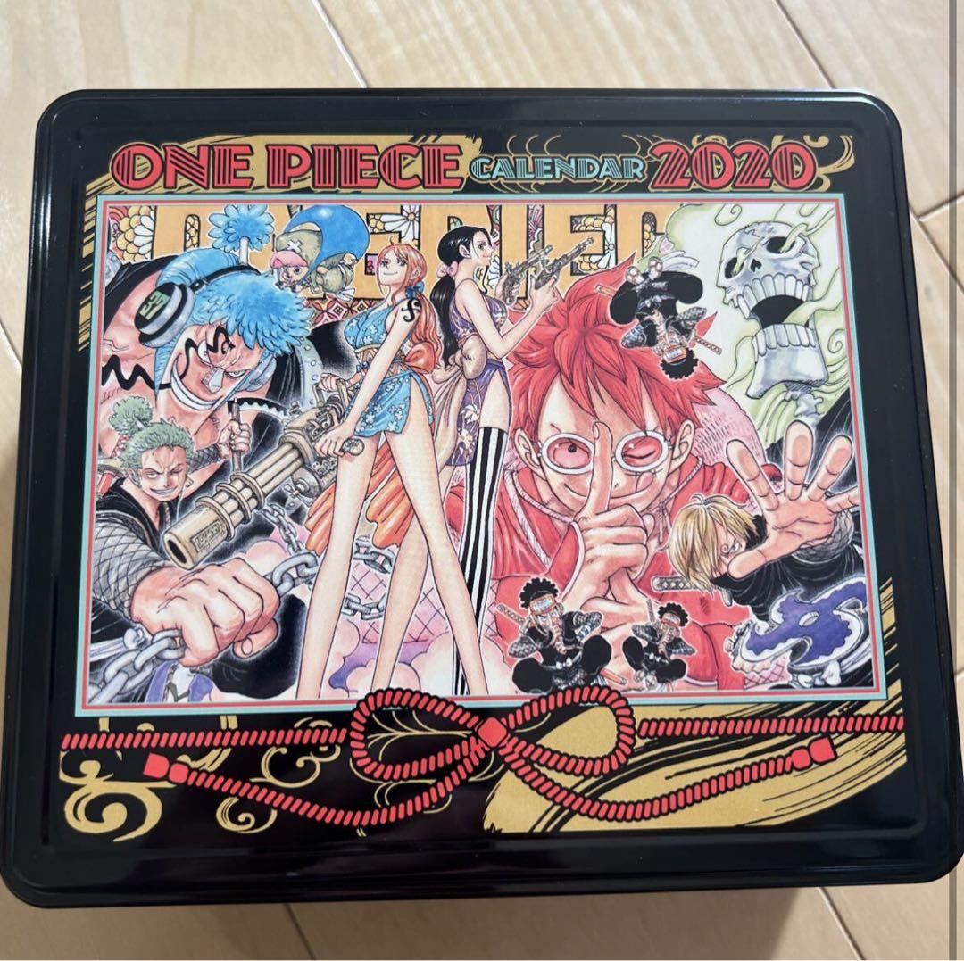 ONE PIECE ワンピース　日めくりカレンダー　缶のみ　2020