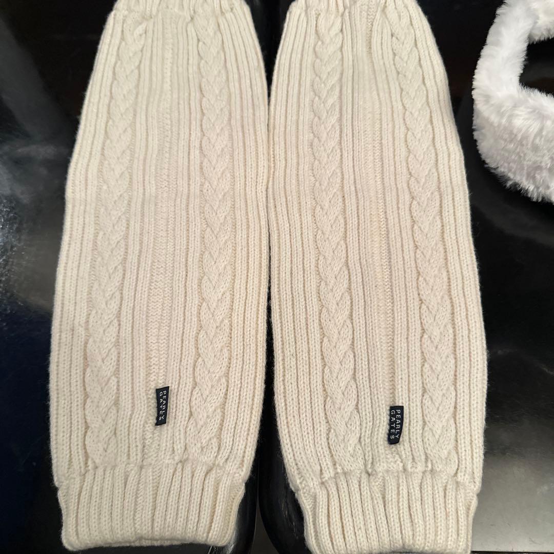 パーリーゲイツ レッグウォーマー バイザー