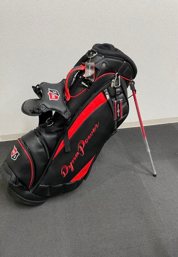 Wilson DynaPower ゴルフバッグ 黒/赤