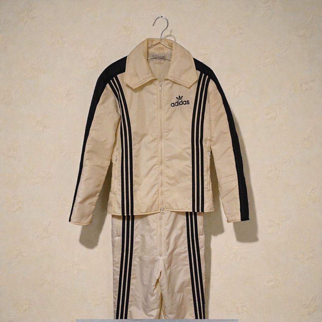 激レア 80s adidas DESCENTE製 3ストライプ セットアップ