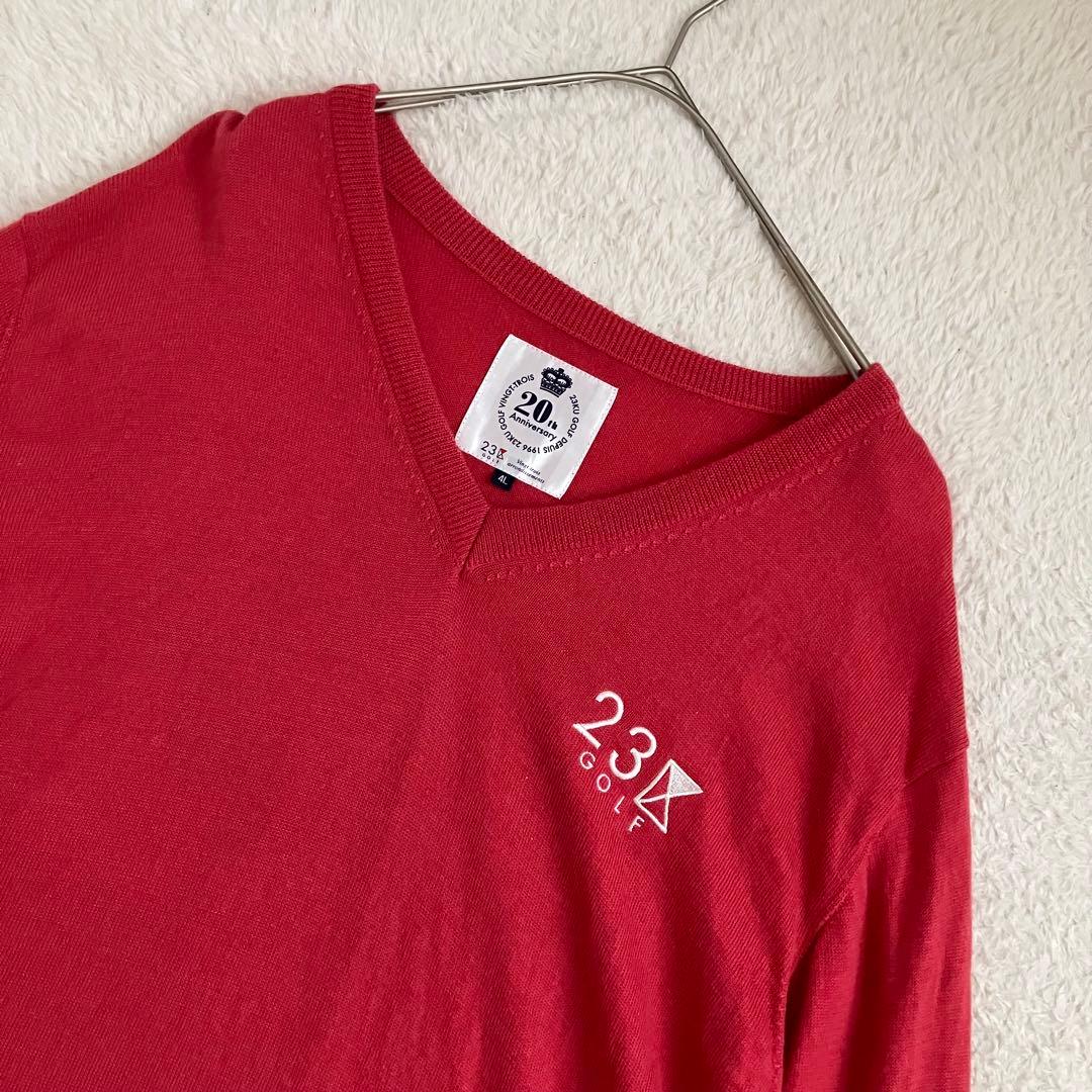 23区GOLF 20th anniversary ウール ニット 2枚セット