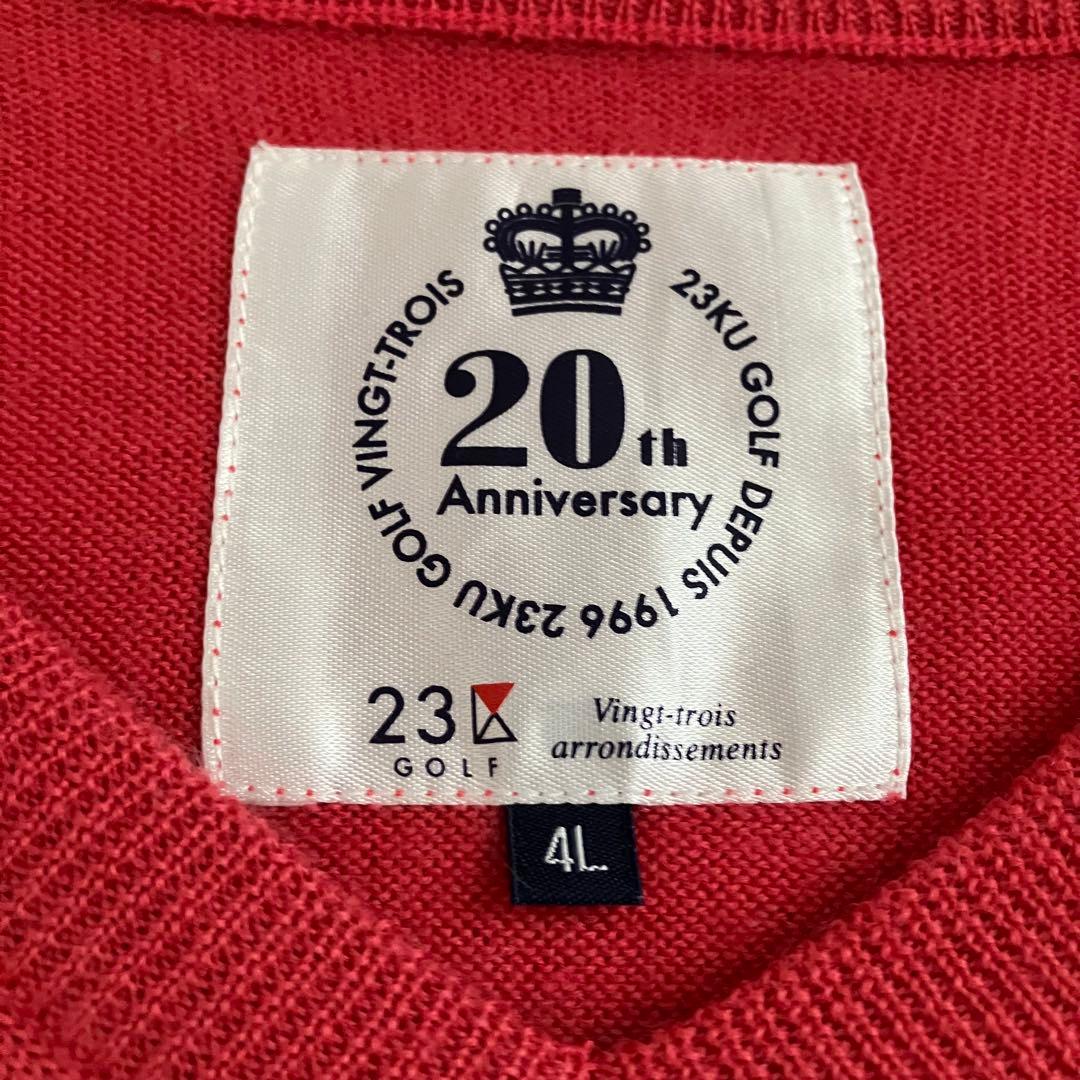 23区GOLF 20th anniversary ウール ニット 2枚セット
