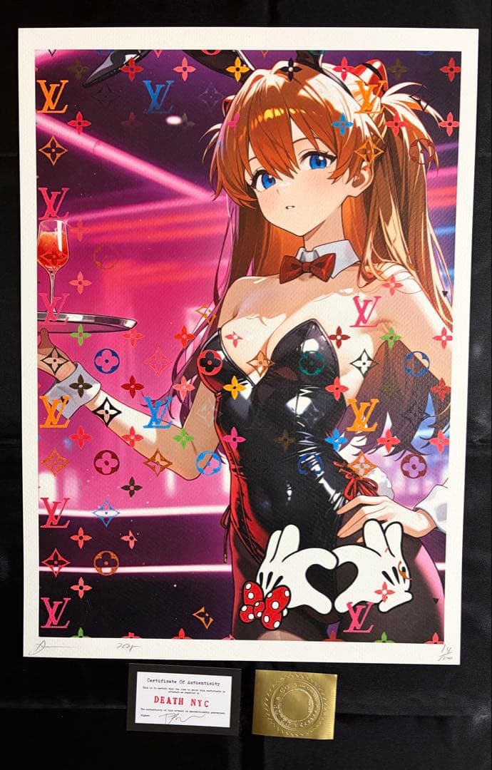 世界限定100枚 DEATH NYC アート ポスター ev03